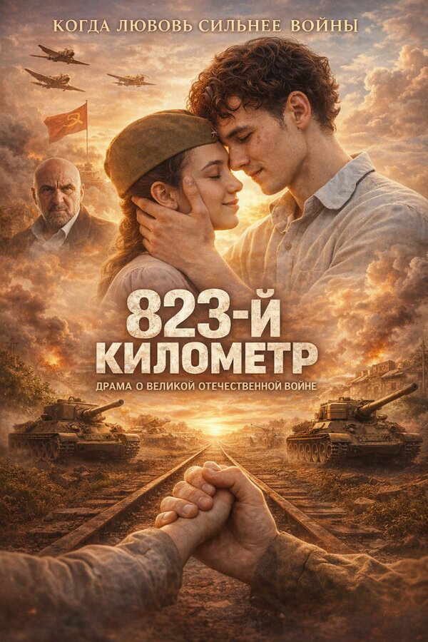 823-й километр - постер